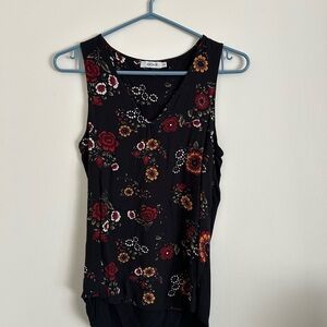 Ricki's Black and Red Fitted Sleeveless Tank Top